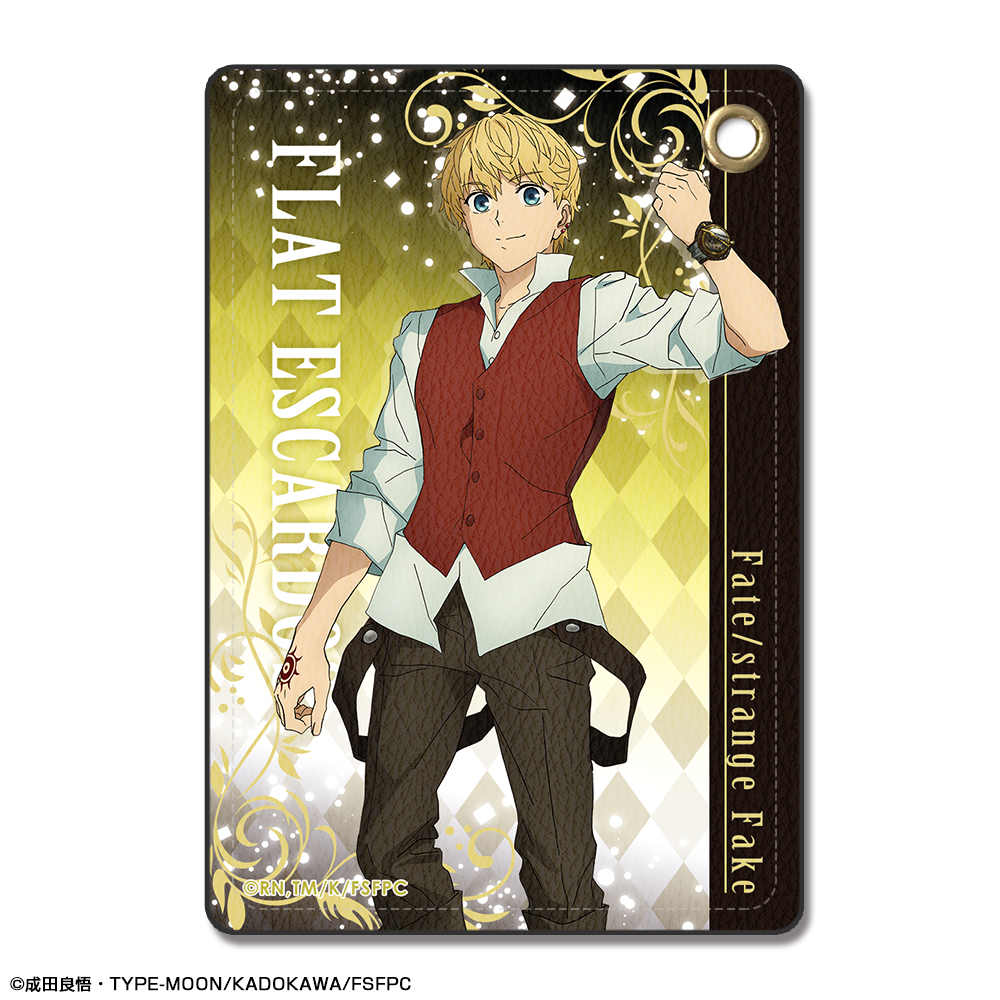 Fate/strange Fake_レザーパスケース デザイン06(フラット・エスカルドス)