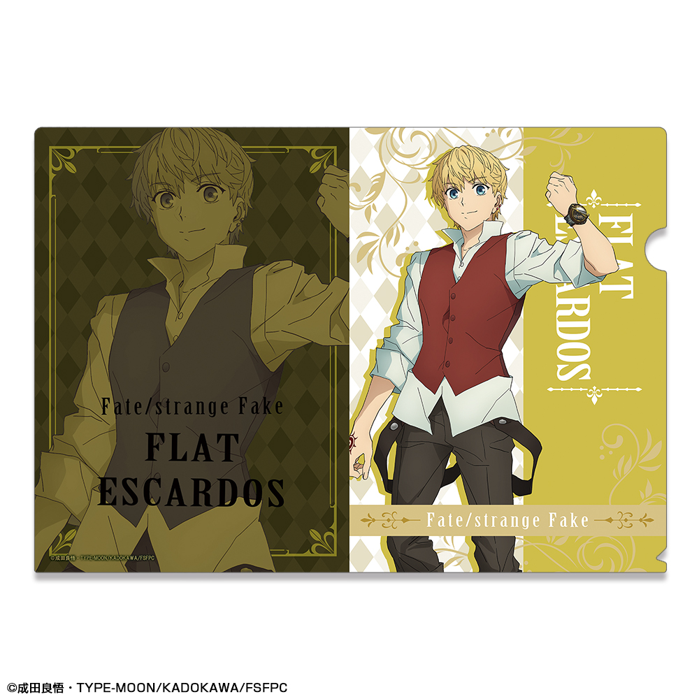 Fate/strange Fake_クリアファイル デザイン06(フラット・エスカルドス)
