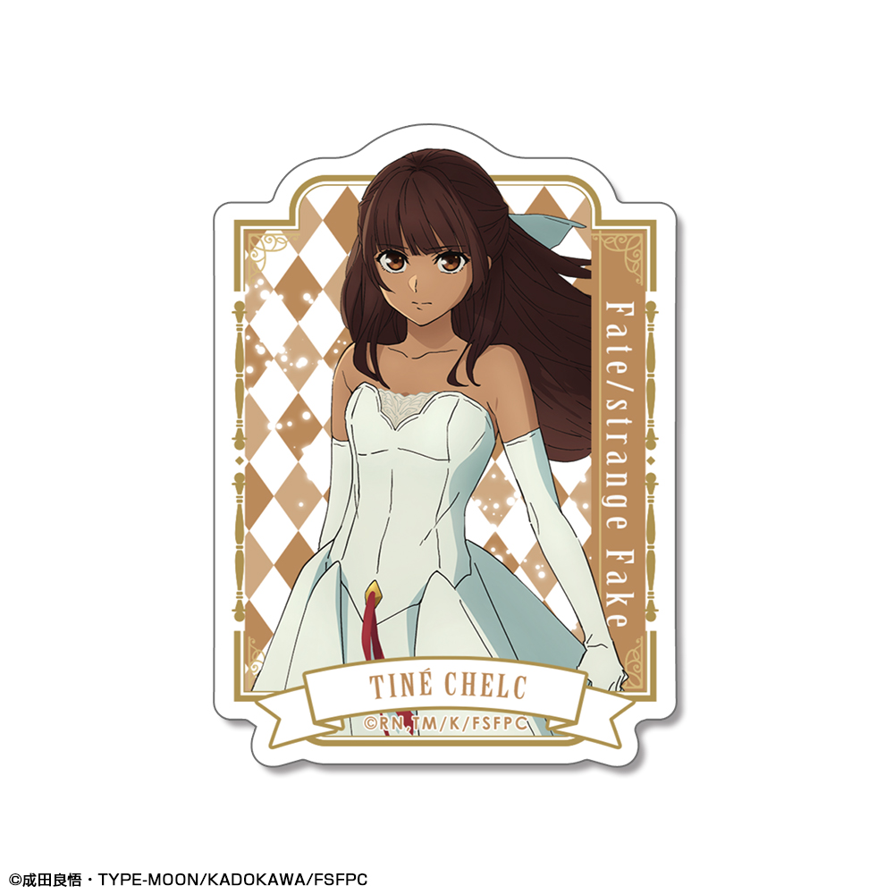 Fate/strange Fake_ミニステッカー デザイン03(ティーネ・チェルク)