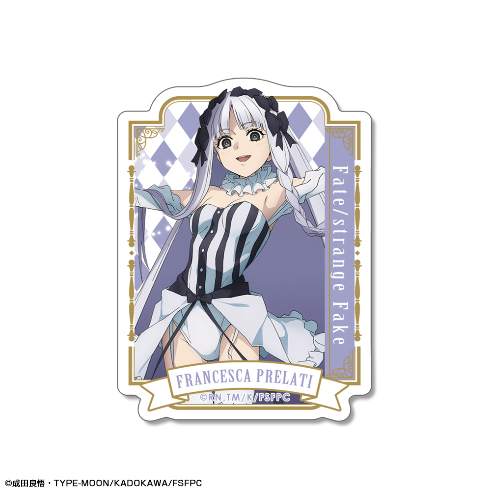 Fate/strange Fake_ミニステッカー デザイン08(フランチェスカ・プレラーティ)