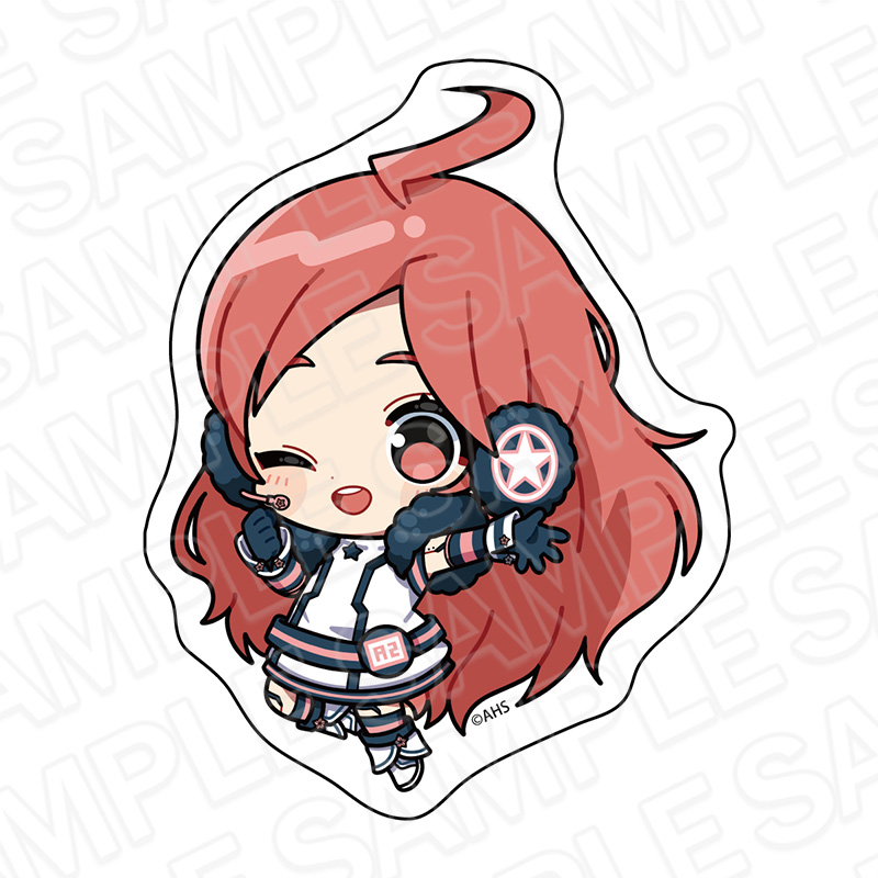 AHSキャラクターズ_ダイカットステッカー miki ミニキャラ ver.