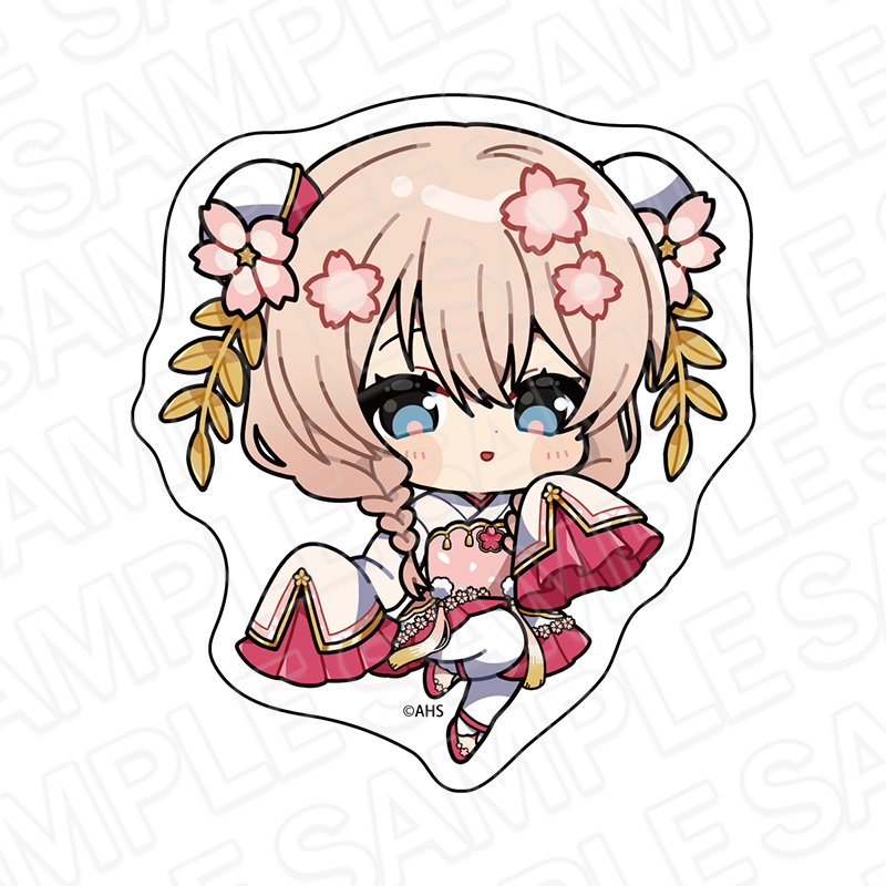 AHSキャラクターズ_ダイカットステッカー 彩澄しゅお ミニキャラ ver.