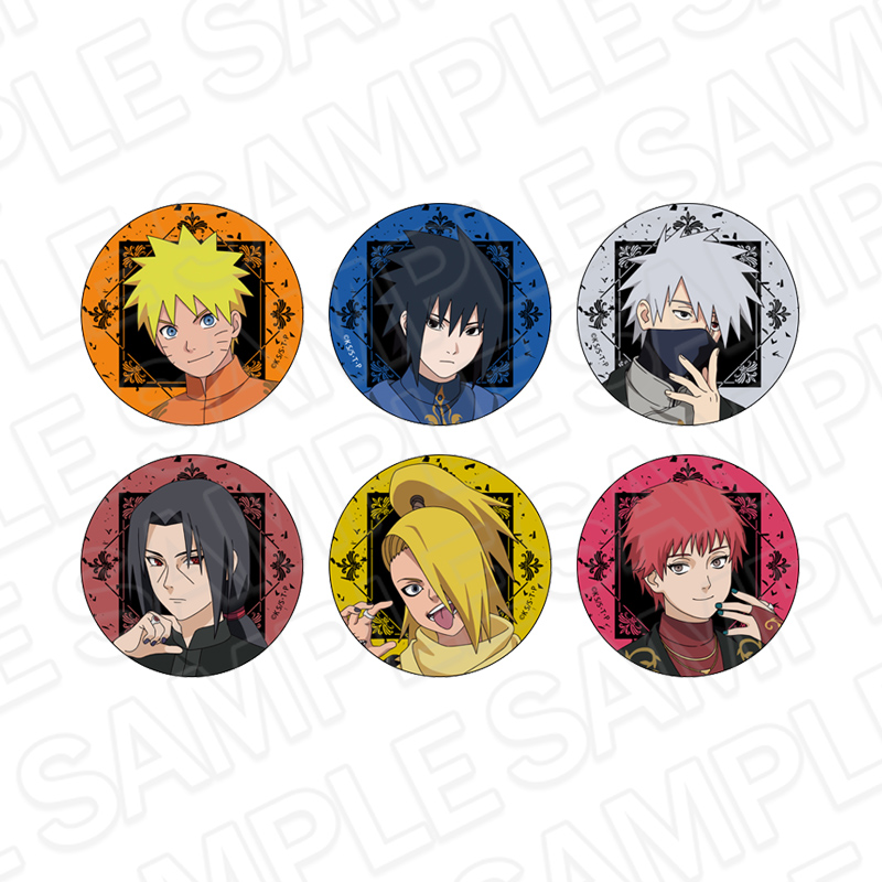 NARUTO -ナルト- 疾風伝_カンバッジ(ブラインド) アラベスクファッション ver.