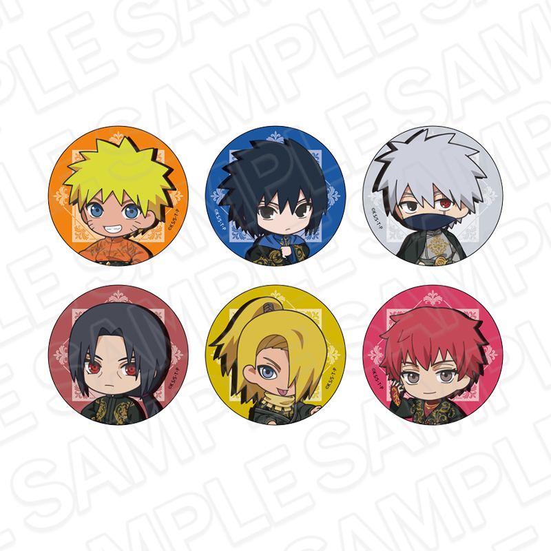 NARUTO -ナルト- 疾風伝_カンバッジ(ブラインド) アラベスクファッション デフォルメ ver.