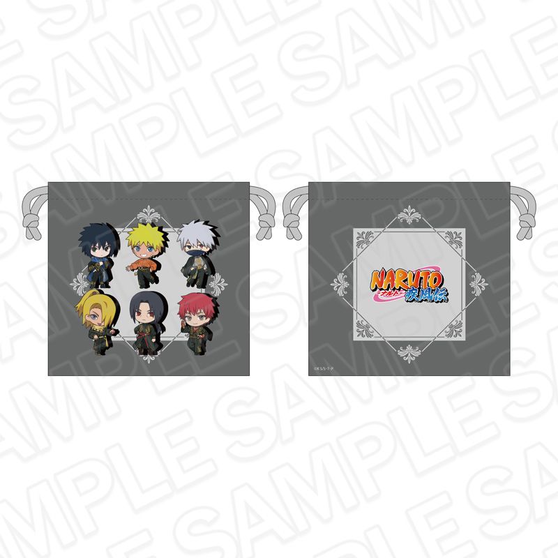 NARUTO -ナルト- 疾風伝_巾着 アラベスクファッション デフォルメ ver はたけカカシアラベスクセット