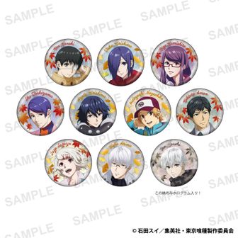 東京喰種_トレーディングキャラクター缶バッジ 【BOX／10個入り