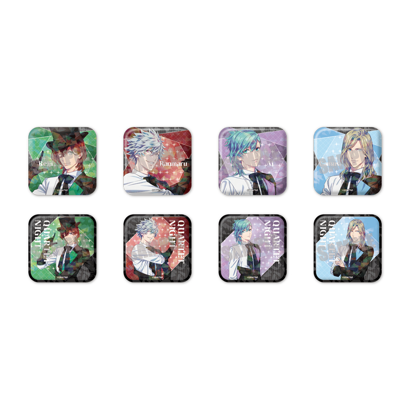 劇場版 うたの☆プリンスさまっ♪ TABOO NIGHT XXXX_トレーディングホログラムスクエア缶バッジ 【BOX／8個入り】