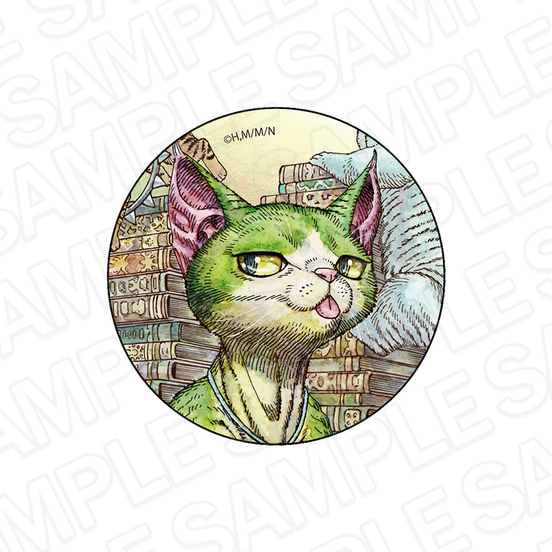 ニャイト・オブ・ザ・リビングキャット_カンバッジ 遊星からの猫D-REX