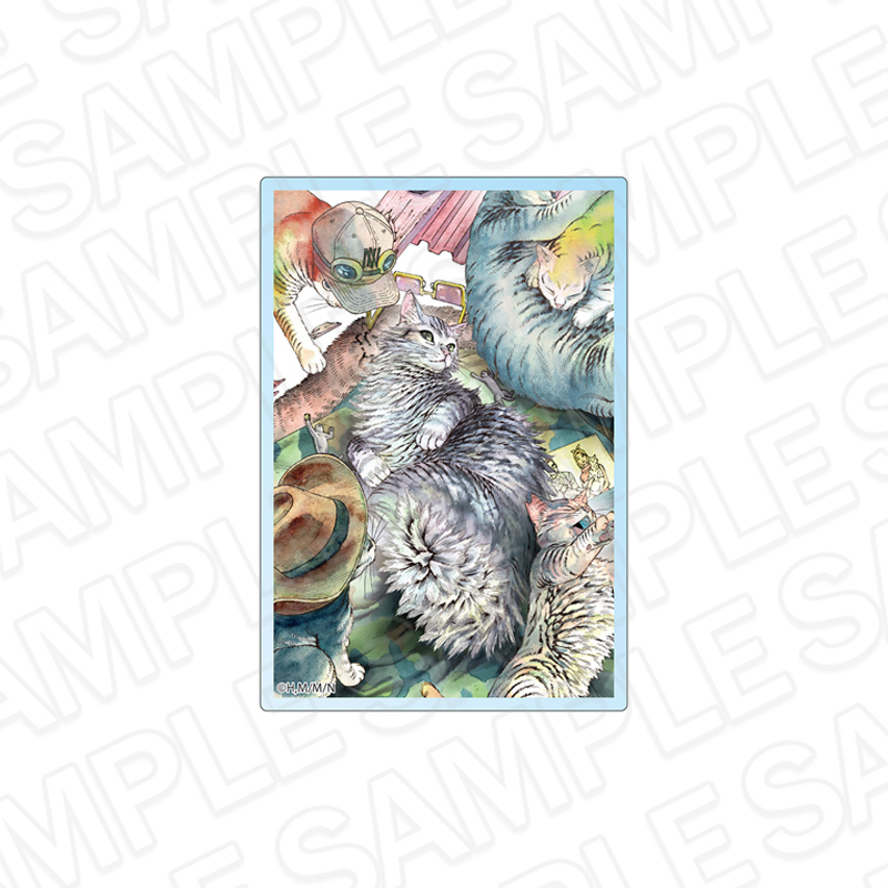 ニャイト・オブ・ザ・リビングキャット_アクリルマグネット アイ・ミャウ・レジェネコ