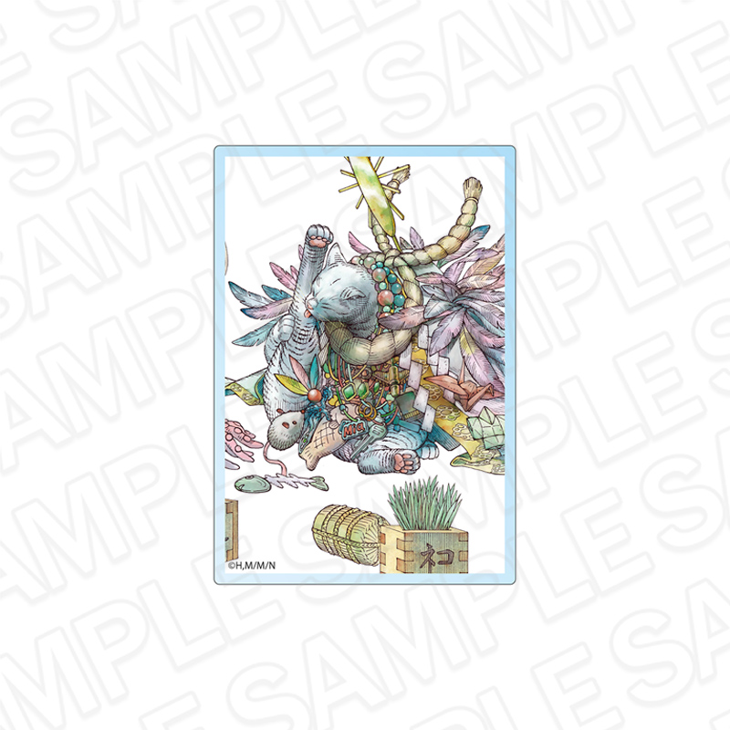 ニャイト・オブ・ザ・リビングキャット_アクリルマグネット 猫腹村