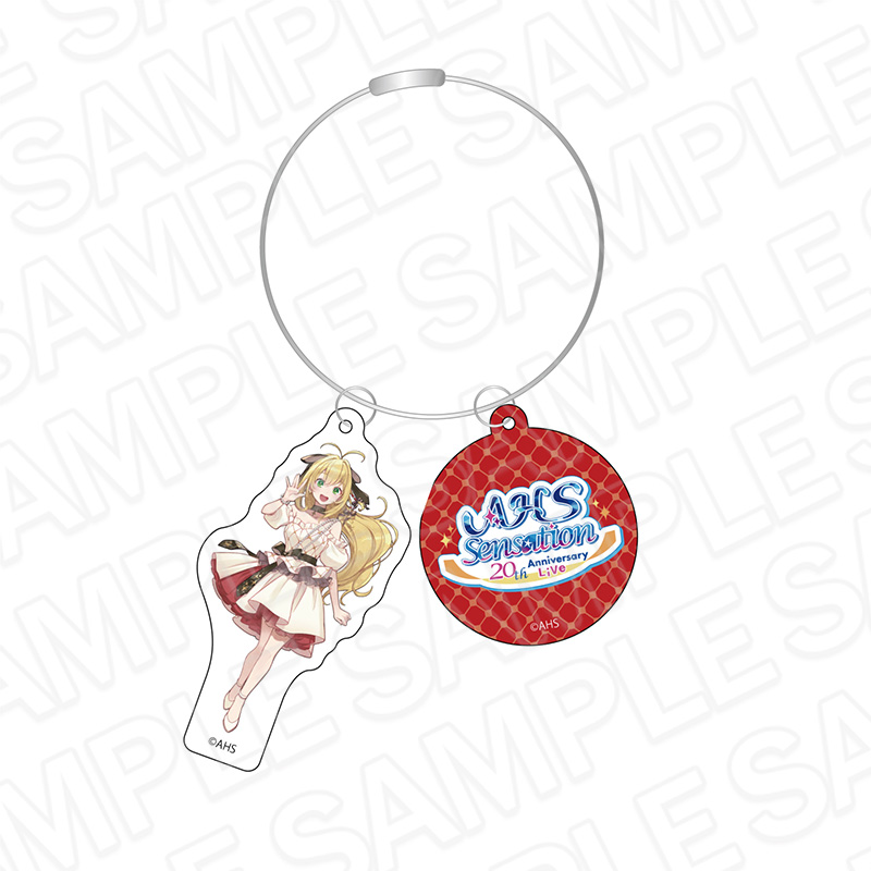 AHSキャラクターズ_ワイヤーキーホルダー 弦巻マキ 20th anniversary Live ver.