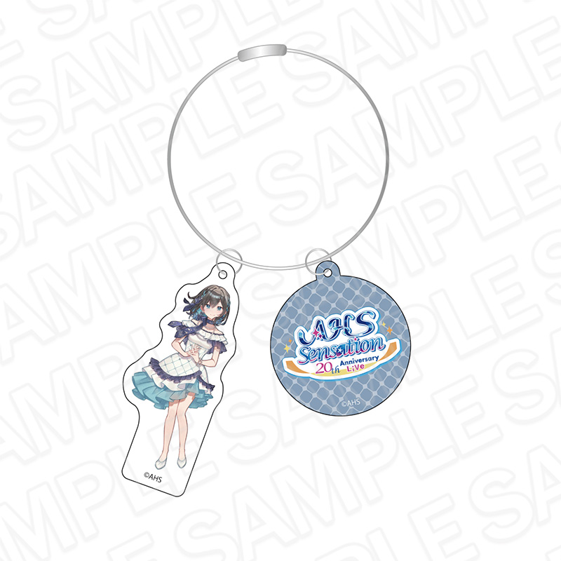 AHSキャラクターズ_ワイヤーキーホルダー 宮舞モカ 20th anniversary Live ver.