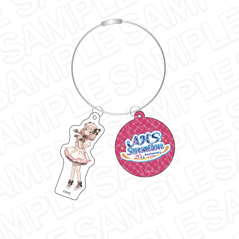 AHSキャラクターズ_ワイヤーキーホルダー 彩澄しゅお 20th anniversary Live ver.