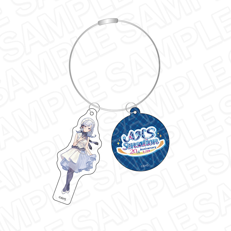 AHSキャラクターズ_ワイヤーキーホルダー 彩澄りりせ 20th anniversary Live ver.