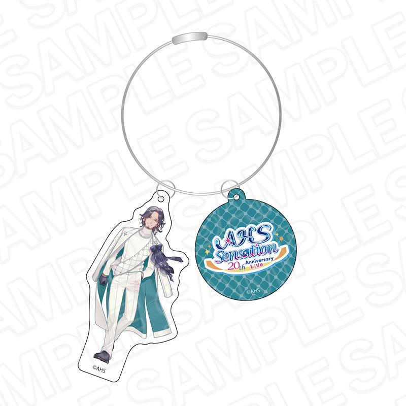 AHSキャラクターズ_ワイヤーキーホルダー フリモメン イケおじ 20th anniversary Live ver.