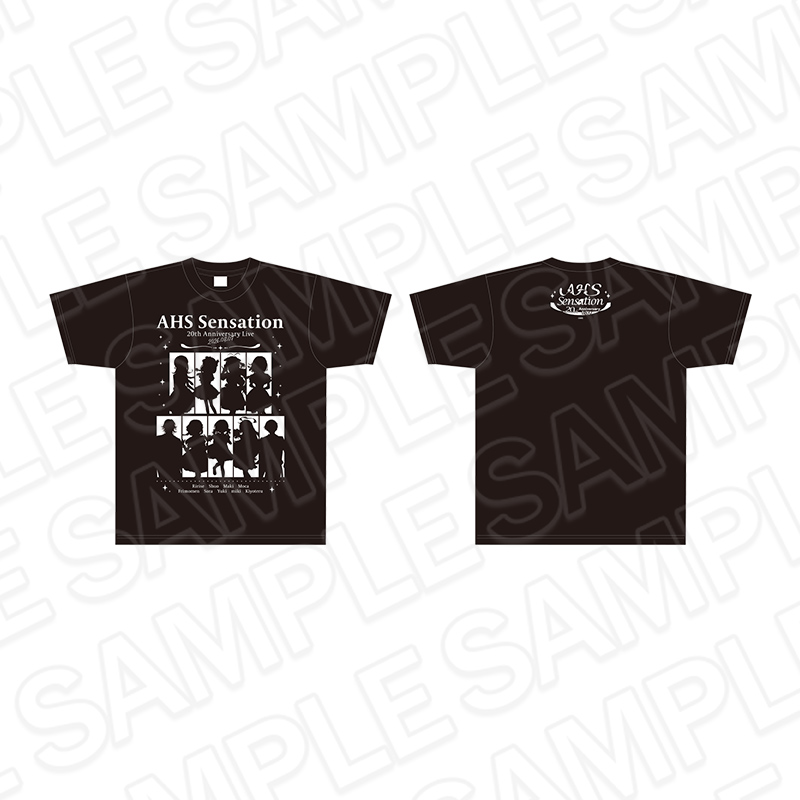 AHSキャラクターズ_Mサイズ_Tシャツ 20th anniversary Live ver.