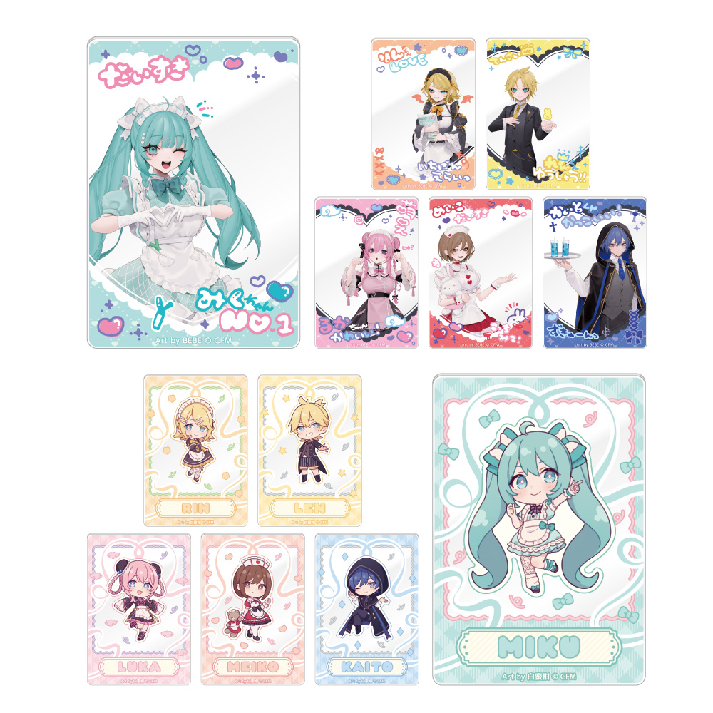 初音ミク 秋葉原フェスティバル2025_トレーディングアクリルカード コンセプトカフェver.【BOX／12個入り】【コンプリートBOX】
