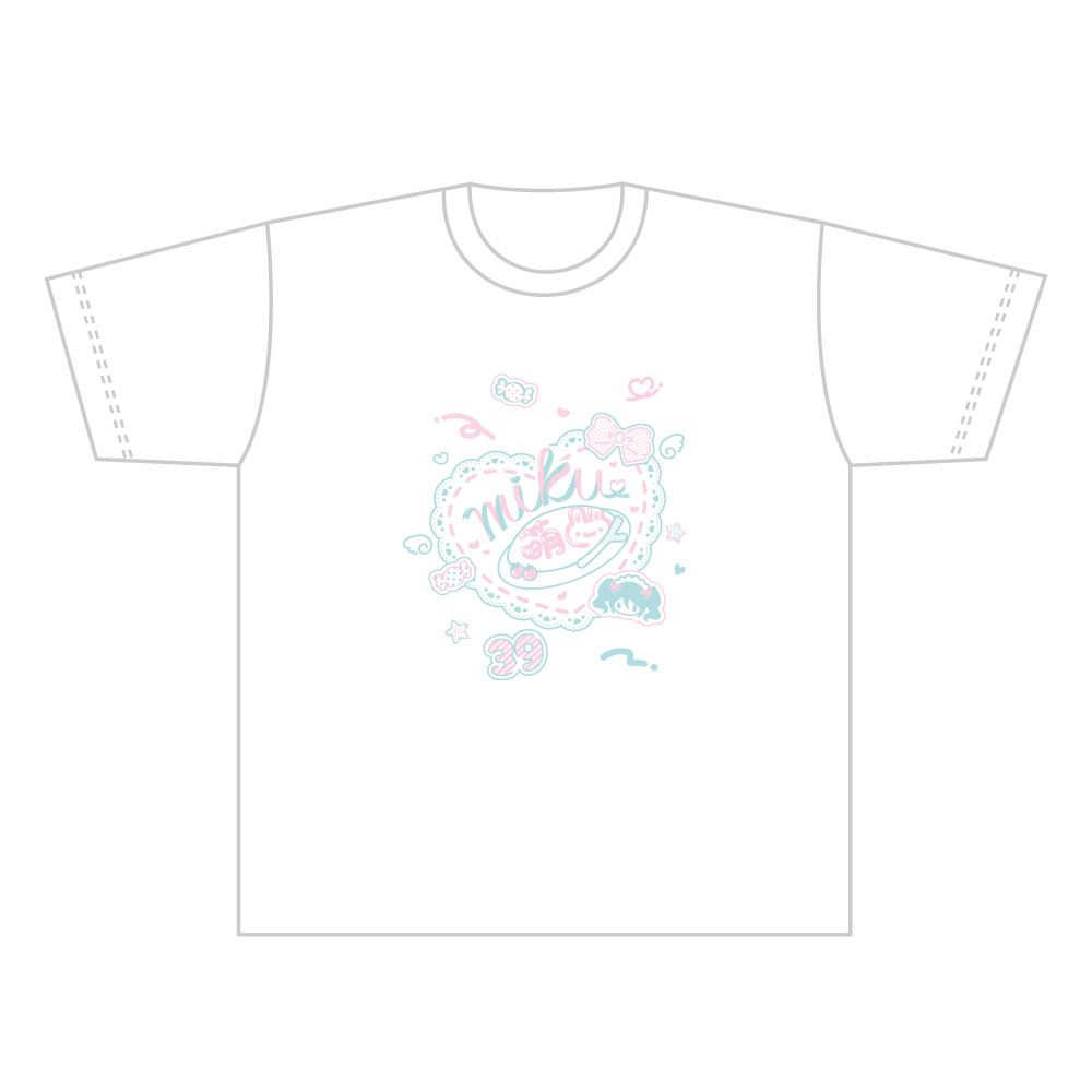初音ミク 秋葉原フェスティバル2025_オーバーサイズTシャツ コンセプトカフェver.