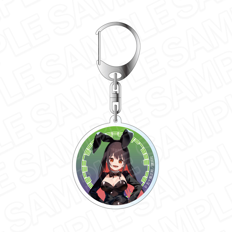 真夜中ハートチューン_アクリルキーホルダー 雨月しのぶ バニー ver.