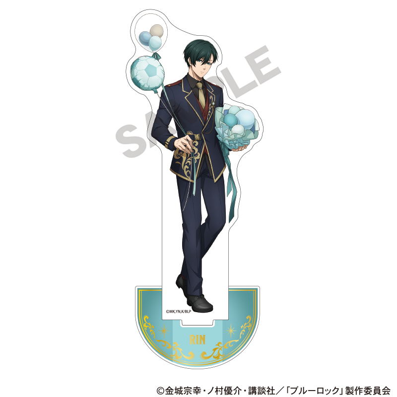 ブルーロック_箔押しアクリルスタンド　糸師凛　バルーン