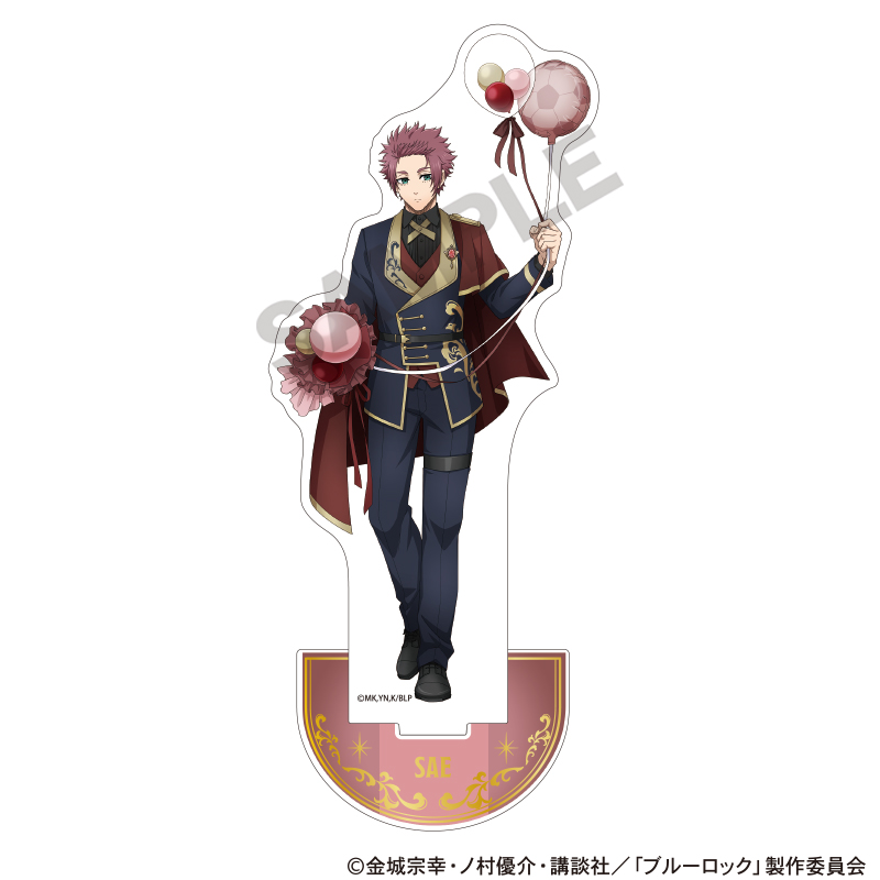 ブルーロック_箔押しアクリルスタンド　糸師冴　バルーン