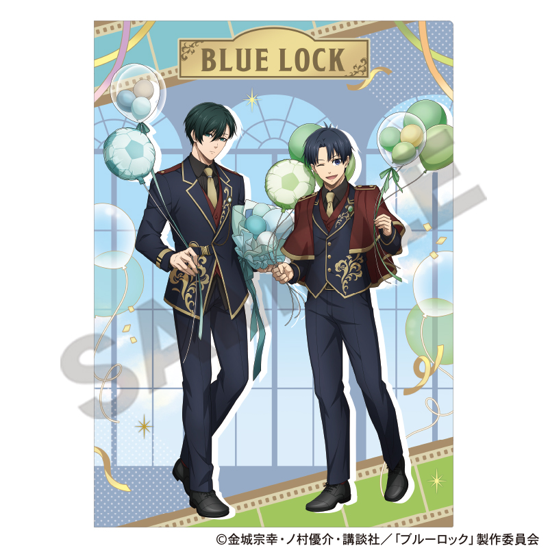 ブルーロック_シングルクリアファイル　潔＆凛　バルーン