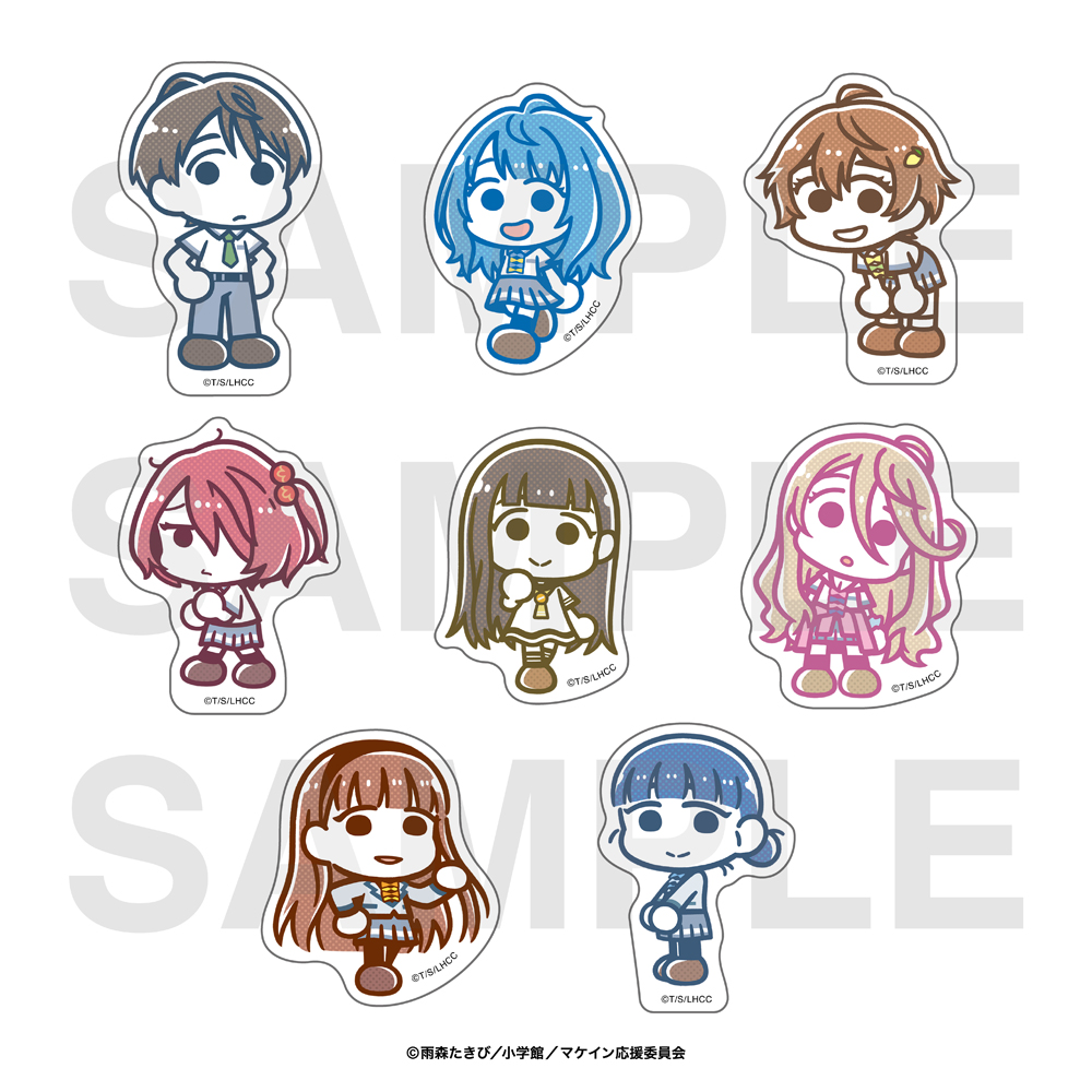 負けヒロインが多すぎる！×スズキハルカ_ダイカットステッカーセット