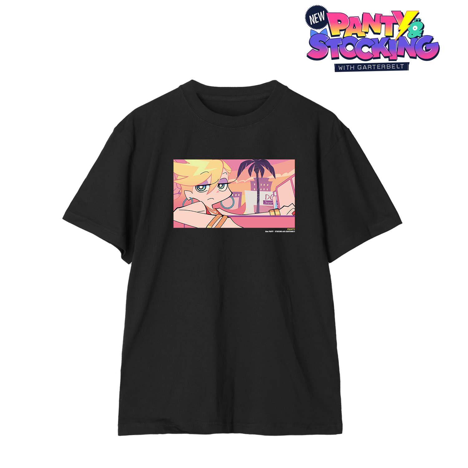 New PANTY ＆ STOCKING with GARTERBELT_(サイズ/XL)_パンティ シーン Teeユニセックス