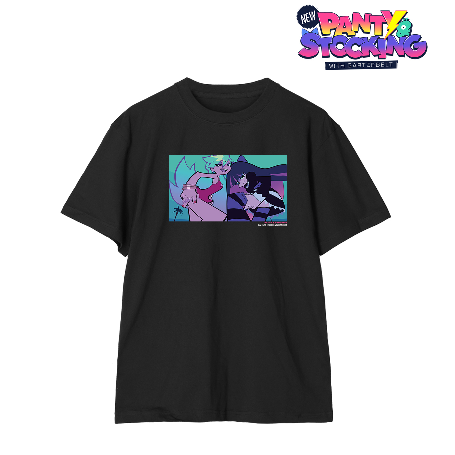 New PANTY ＆ STOCKING with GARTERBELT_(サイズ/XL)_パンティ＆ストッキング シーン Teeユニセックス
