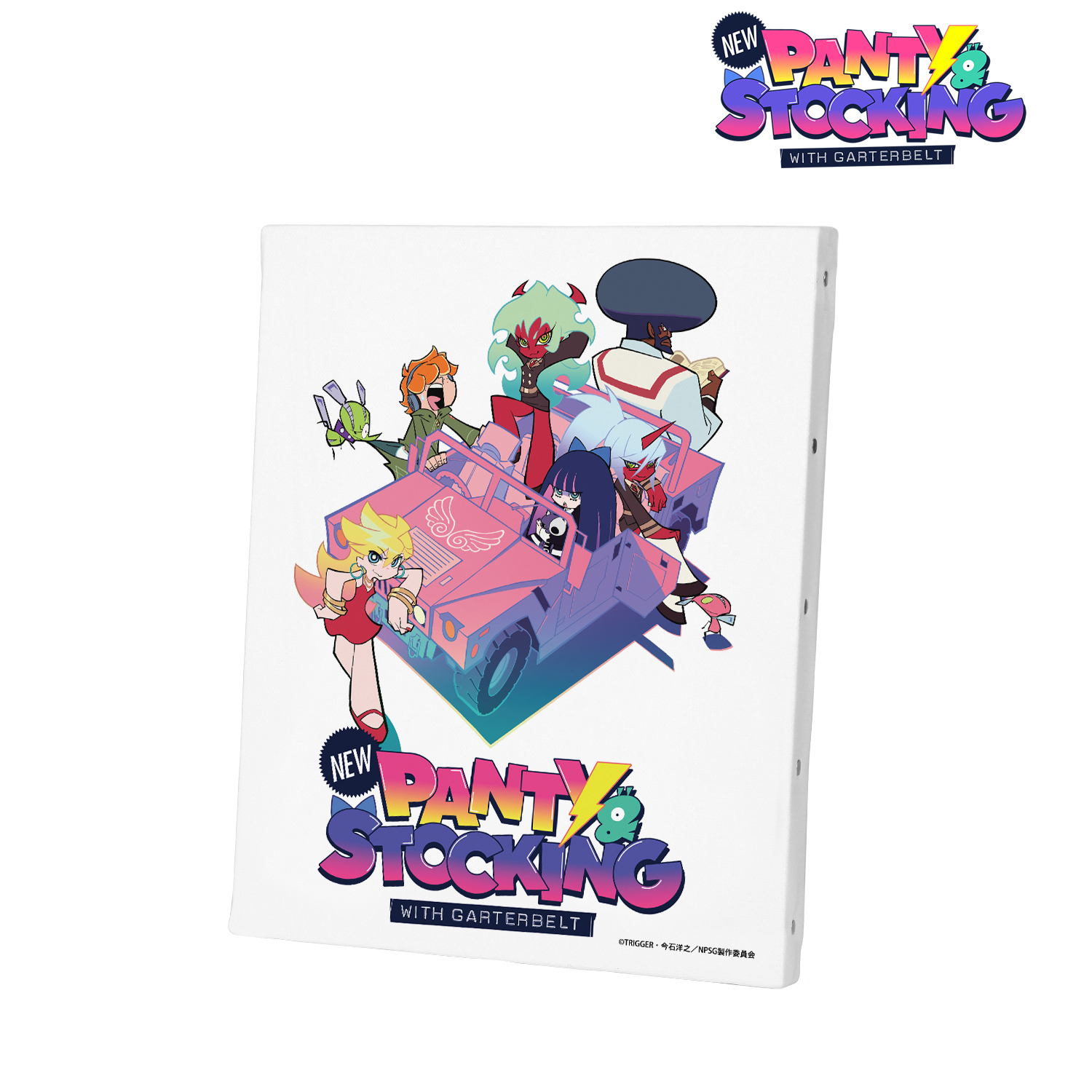 New PANTY ＆ STOCKING with GARTERBELT_ティザービジュアル F3号キャンバスボード