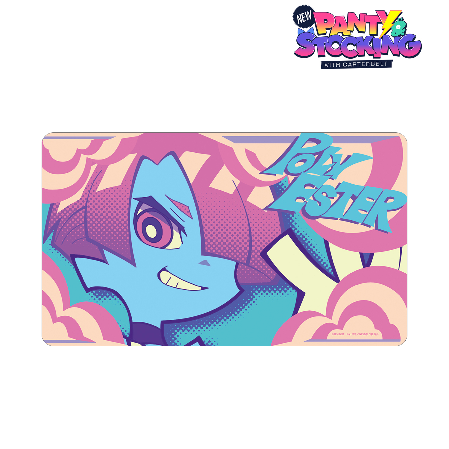 New PANTY ＆ STOCKING with GARTERBELT_ポリエステル 場面写マルチデスクマット
