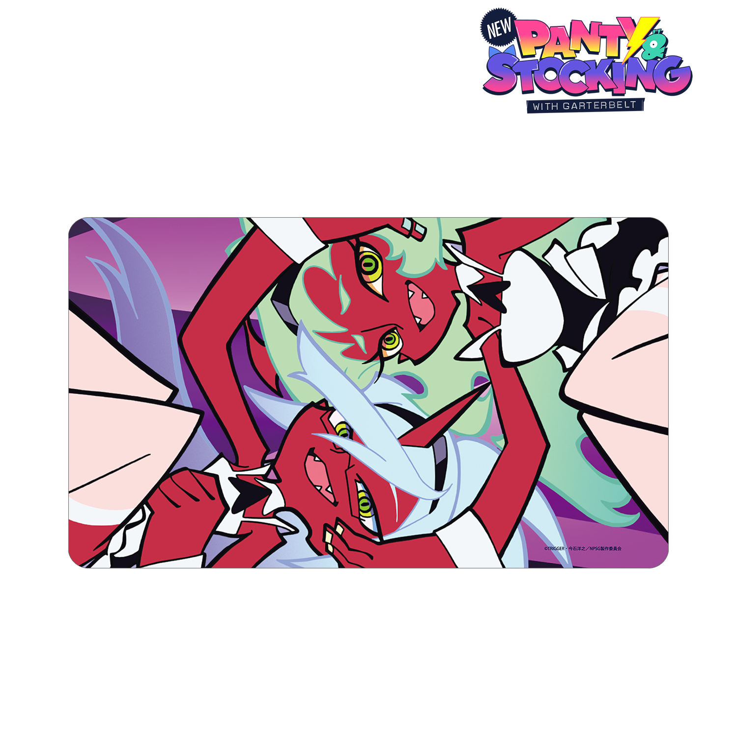 New PANTY ＆ STOCKING with GARTERBELT_スキャンティ&ニーソックス 場面写マルチデスクマット