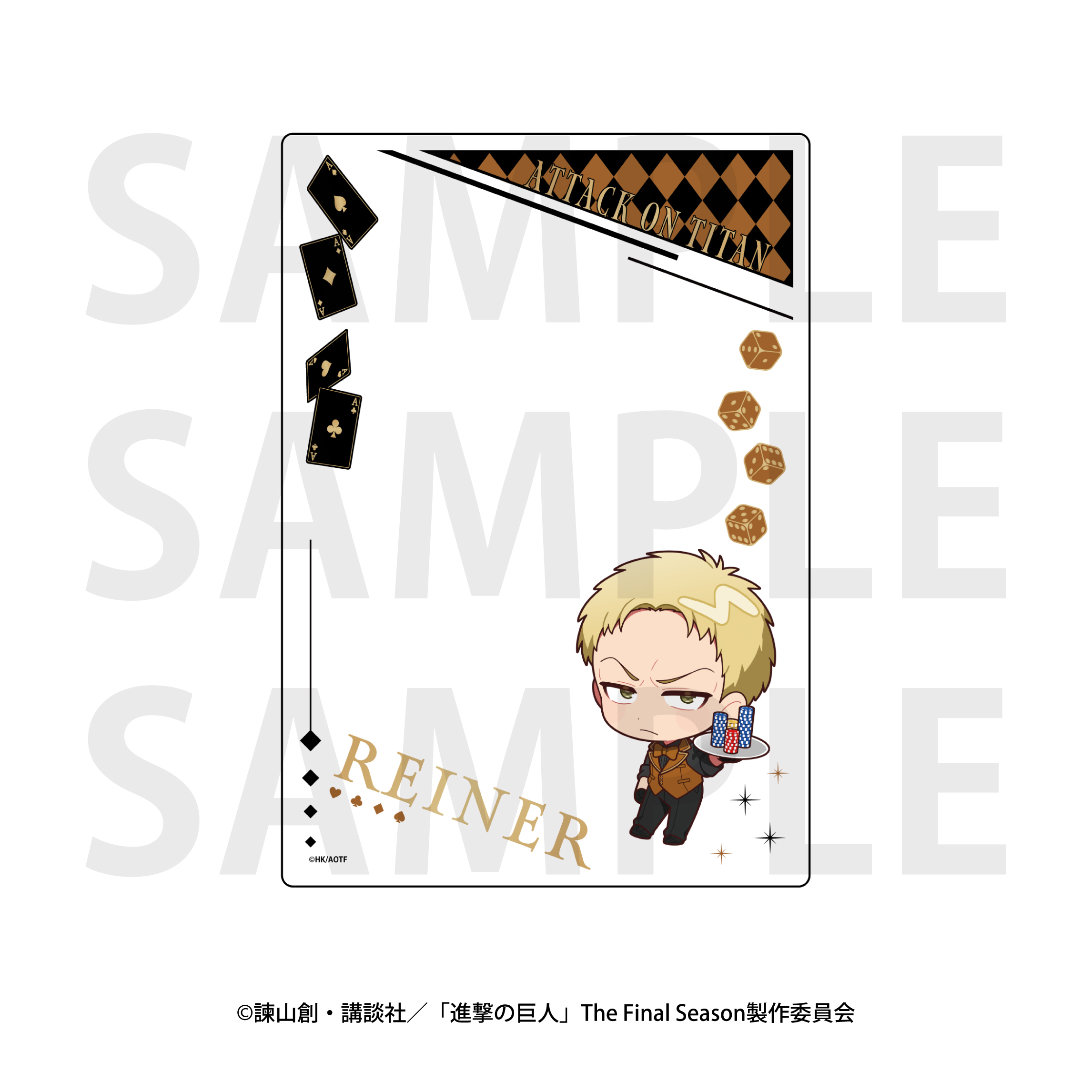 進撃の巨人_カードケース カジノディーラー ライナー・ブラウン