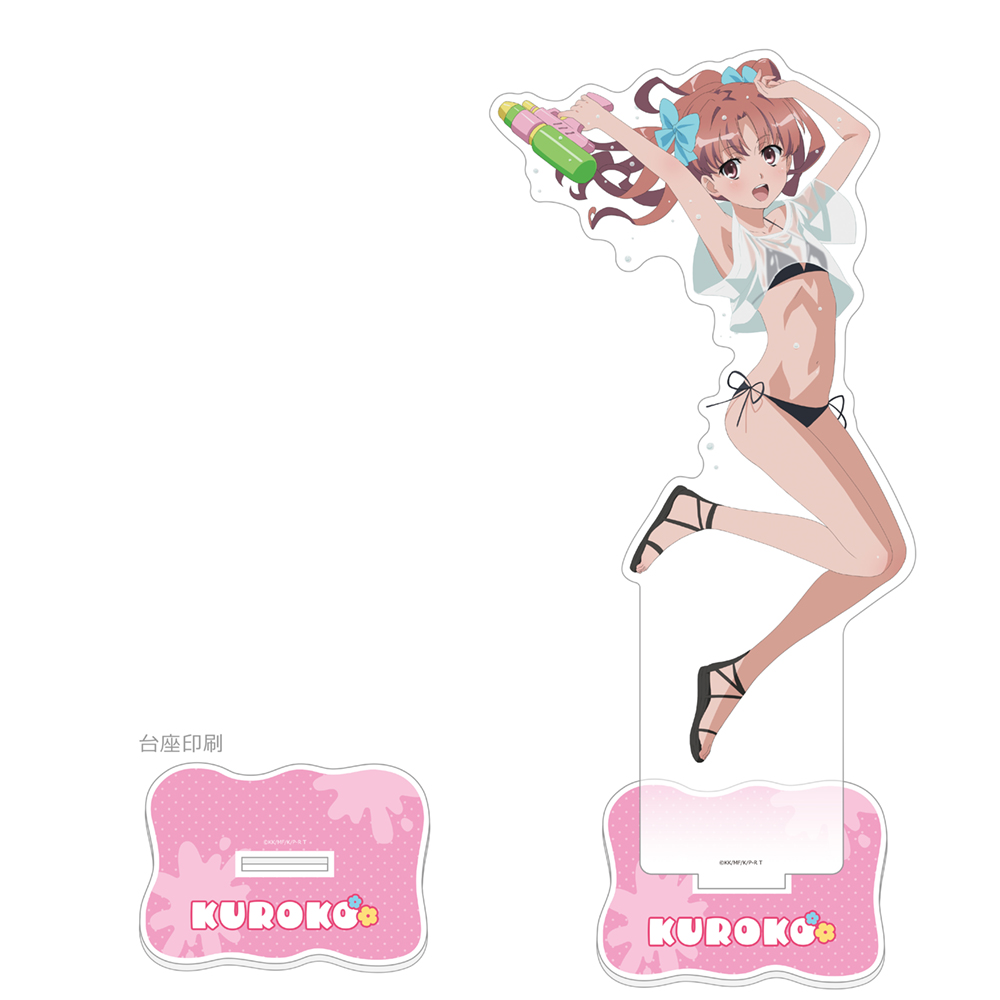 とある科学の超電磁砲T_描き下ろし特大アクリルスタンド(白井黒子/水遊び)