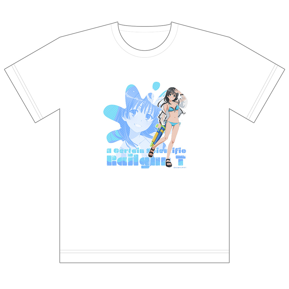 とある科学の超電磁砲T_XLサイズ_描き下ろしTシャツ(佐天涙子/水遊び)