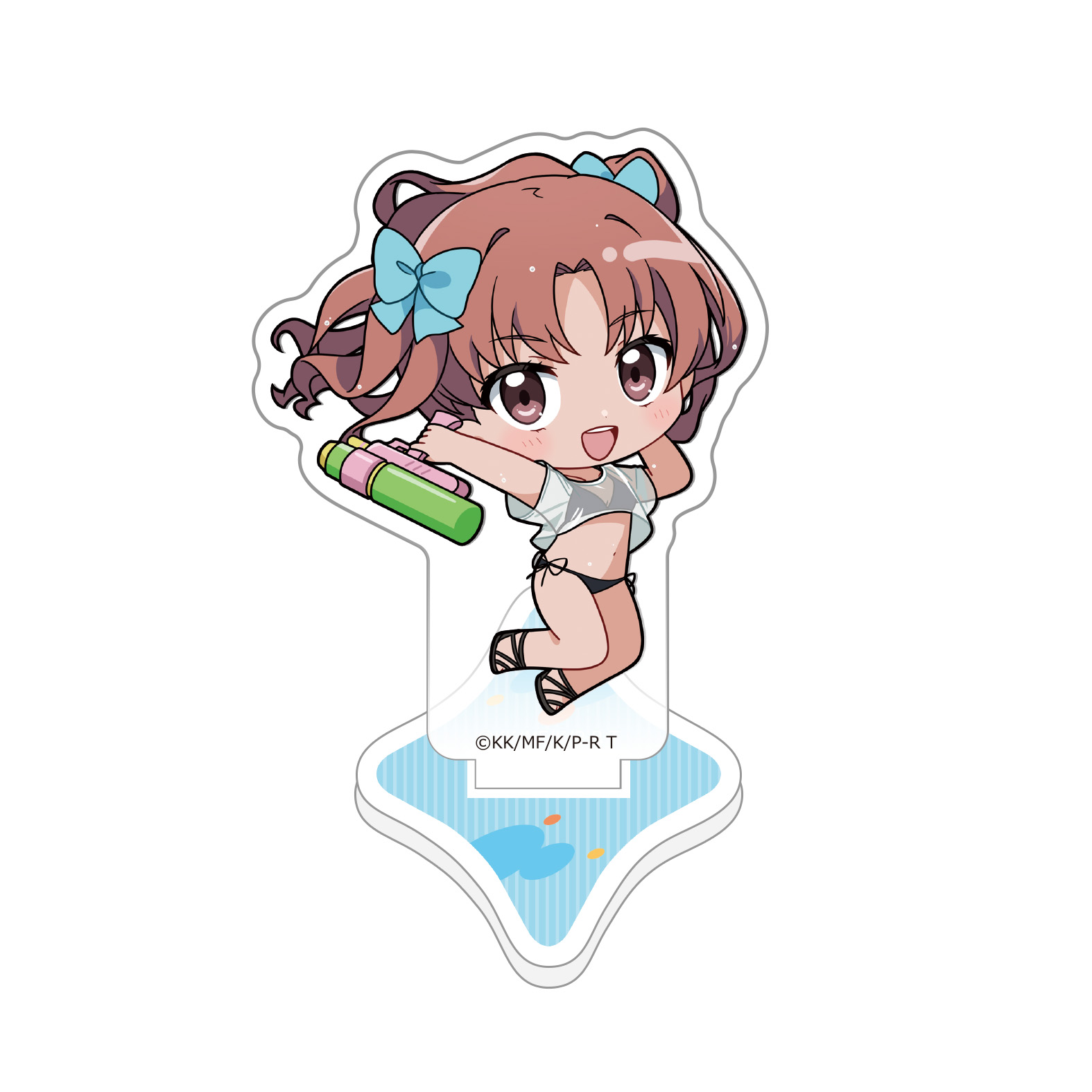 とある科学の超電磁砲T_アクリルメモスタンド(白井黒子/水遊び)