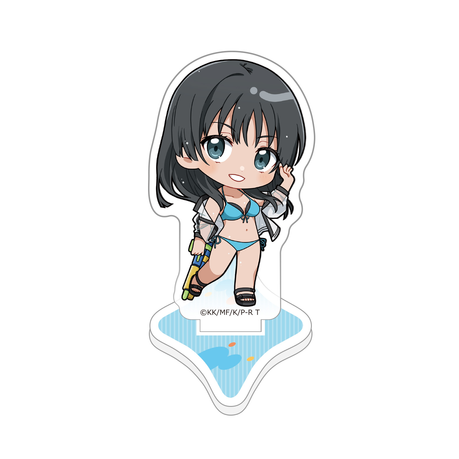 とある科学の超電磁砲T_アクリルメモスタンド(佐天涙子/水遊び)