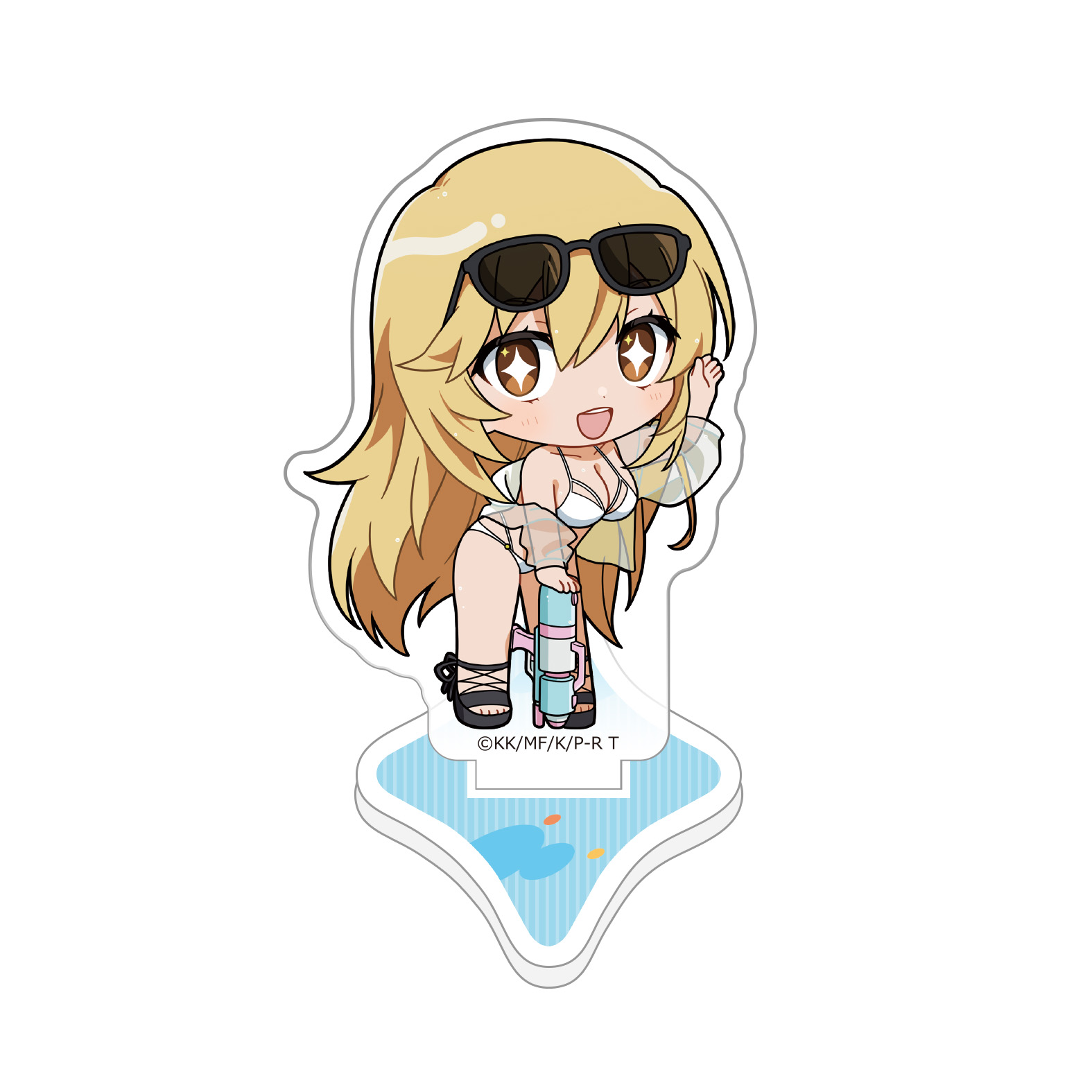 とある科学の超電磁砲T_アクリルメモスタンド(食蜂操祈/水遊び)