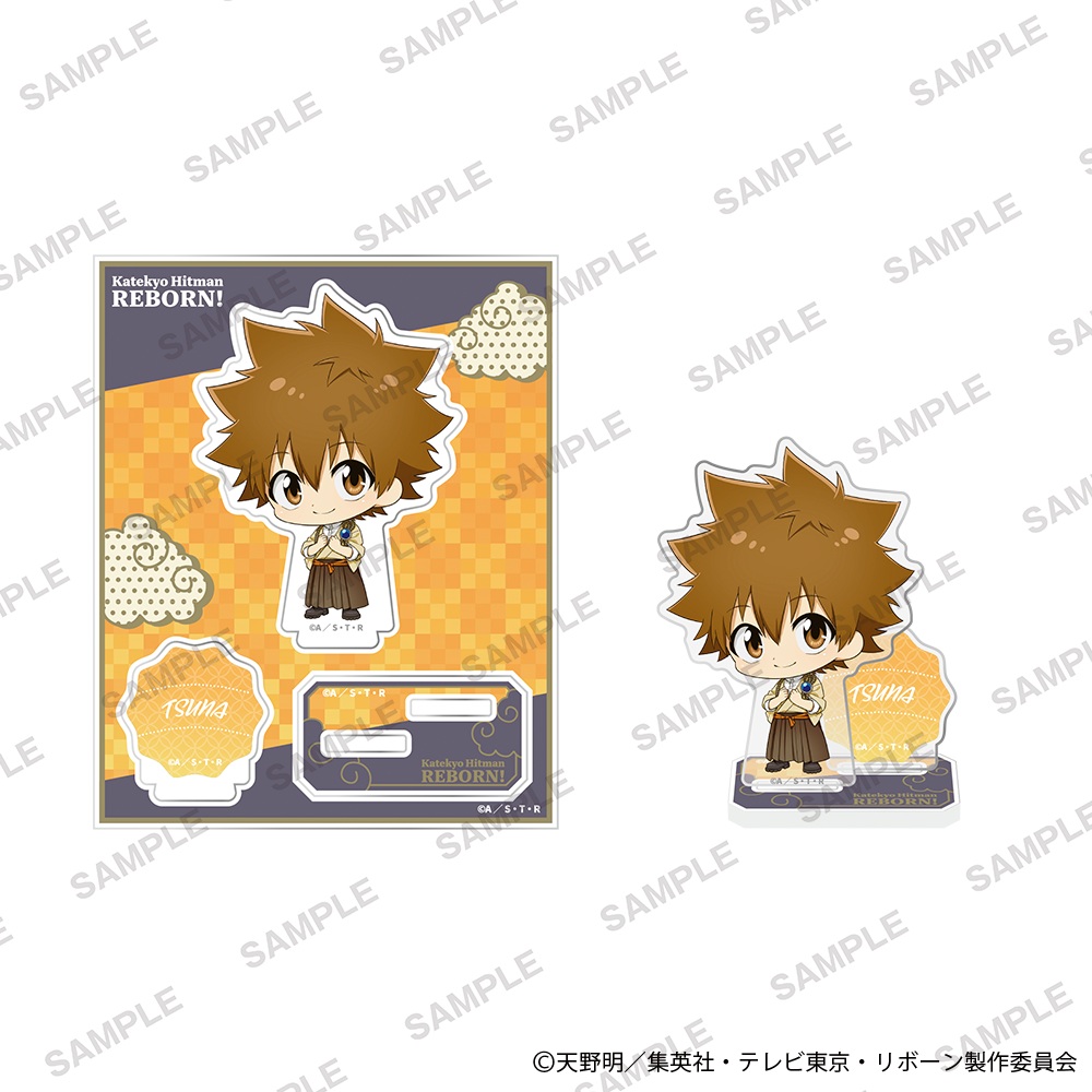 家庭教師ヒットマンREBORN!_ミニアクリルスタンドプレート 和モダンver. 沢田綱吉