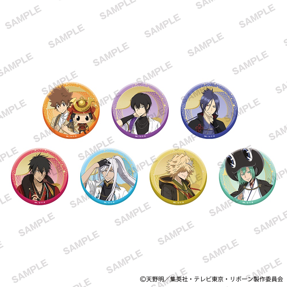 家庭教師ヒットマンREBORN!_トレーディング缶バッジ 和モダンver.　【コンプリートBOX／7パック入り】