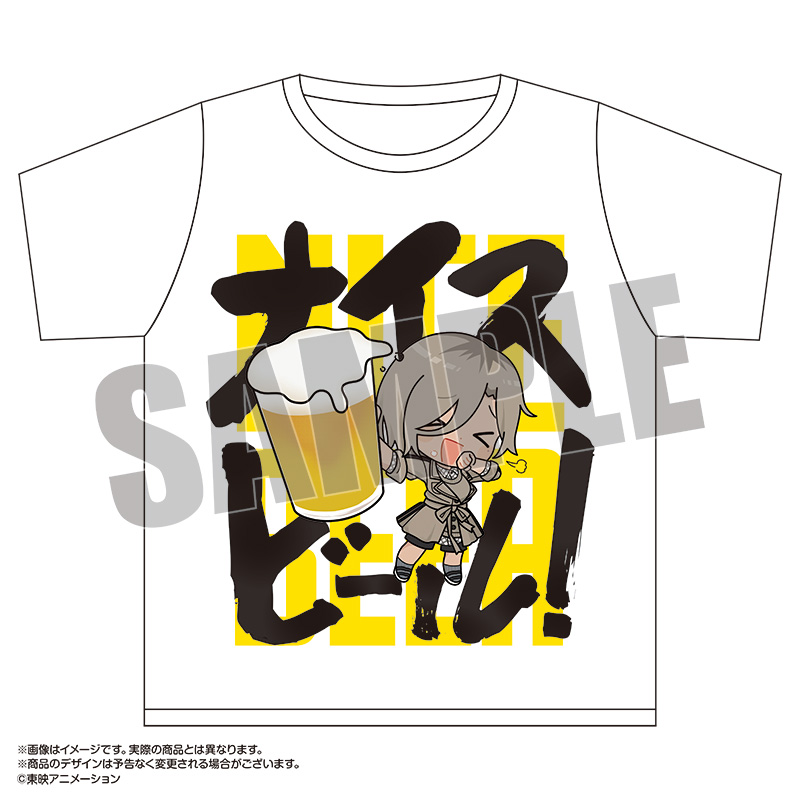 ガールズバンドクライ_Lサイズ_ガールズバンドクライ×HUB ナイスビール! Tシャツ