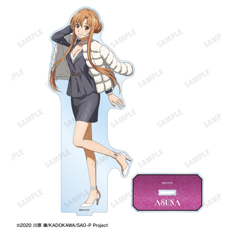 ソードアート・オンライン　SAO アスナ　アクリルスタンド　アクスタ アスナの“後ろ姿”も堪能できる！80センチ級！超特大の両面アクリル