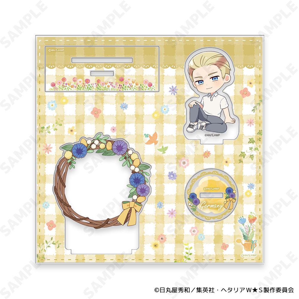 ヘタリア World☆Stars_アクリルスタンド 2 ドイツ-Flower Shower-[ドレセレmini]