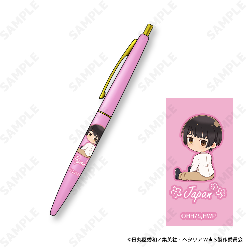 ヘタリア World☆Stars_クリックゴールドボールペン 3 日本-Flower Shower-[ドレセレmini]