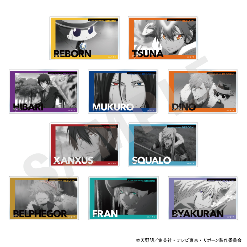 家庭教師ヒットマンREBORN!_パートカラーシリーズ トレーディングアクリルカード【BOX /10個入り】