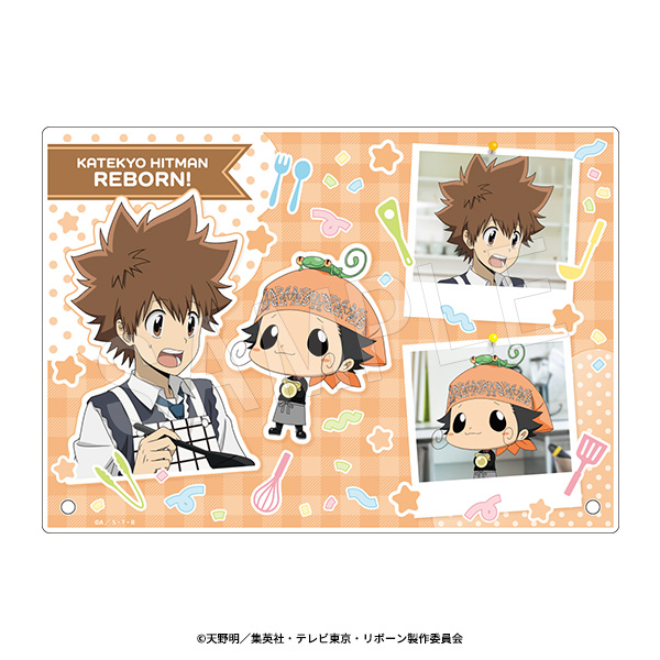 家庭教師ヒットマンREBORN!_アクリルアートパネル 調理実習Ver. 沢田綱吉&リボーン