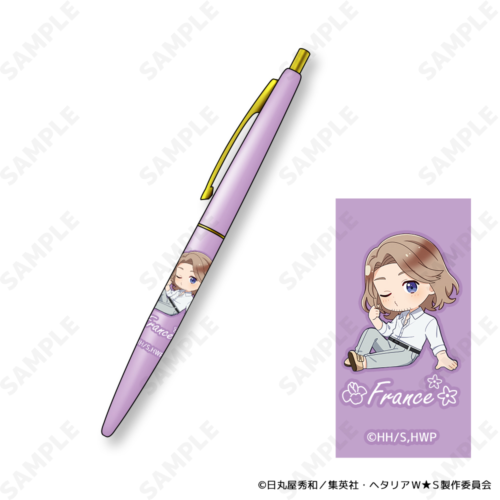 ヘタリア World☆Stars_クリックゴールドボールペン 6 フランス-Flower Shower-[ドレセレmini]