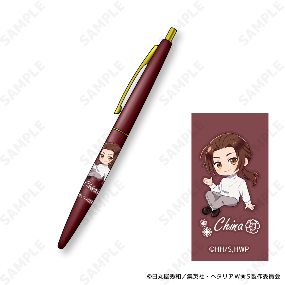 ヘタリア World☆Stars_クリックゴールドボールペン 8 中国-Flower Shower-[ドレセレmini]