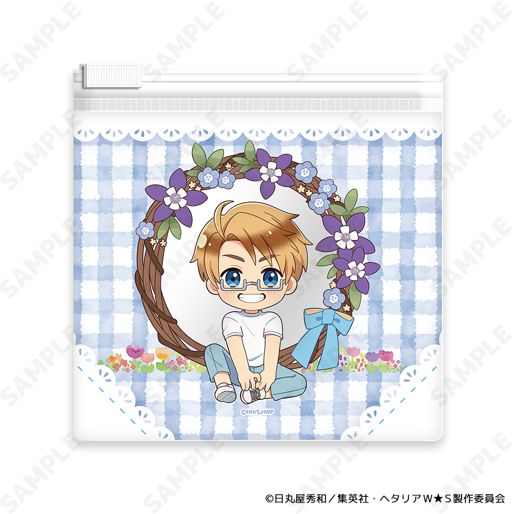 ヘタリア World☆Stars_スライダーポーチ 4 アメリカ-Flower Shower-[ドレセレmini]