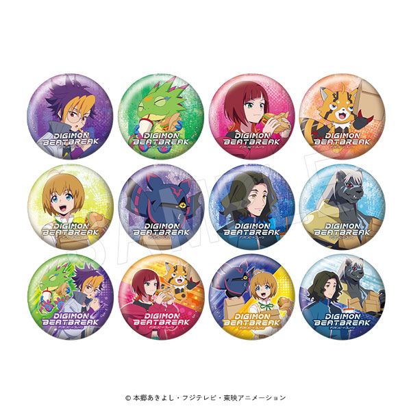 DIGIMON BEATBREAK_トレーディングホロ缶バッジ AGF2025Ver.【BOX/12個入り】